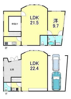 兵庫県神戸市垂水区名谷町【一戸建】の間取り