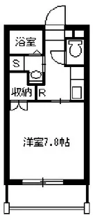 葉月館III【4階】の間取り