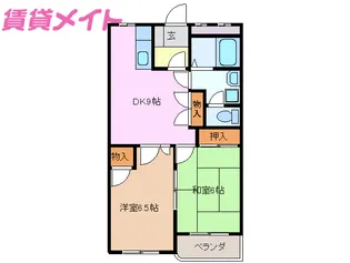セントラルアイランドB棟【2階】の間取り