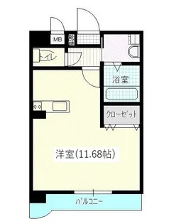 なかよしマンション塩上【5階】の間取り