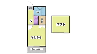 中央緑町ハイツ【1階】の間取り