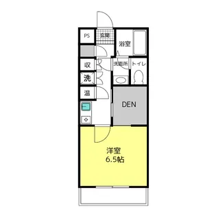 1SKの間取り画像