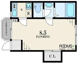 アパートプチフランス【1階】の間取り