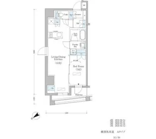 アーバネックス横濱馬車道【6階】の間取り
