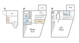 Belleviage nakameguro【2階】の間取り