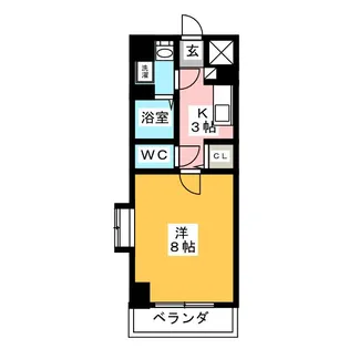 メルベーユ吹上【1階】の間取り