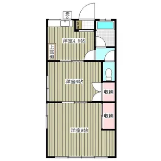2DKの間取り画像