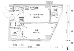 ザ・プレミアムスイート高田馬場【7階】の間取り