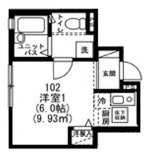 ピソ・ティエランジュ大塚【1階】の間取り