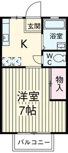 グランドハイツV【2階】の間取り