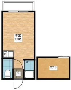 ふじハウス【2階】の間取り