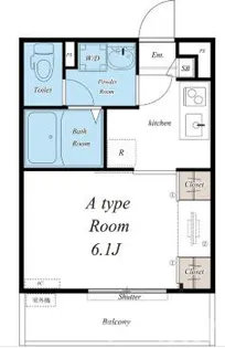 リブリ・グリーン東新小岩【1階】の間取り