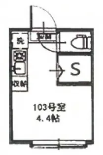 CREA 中野坂上【1階】の間取り