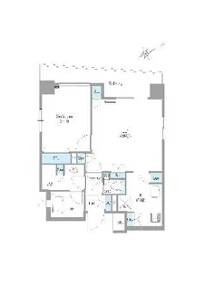 カスタリア銀座II【8階】の間取り