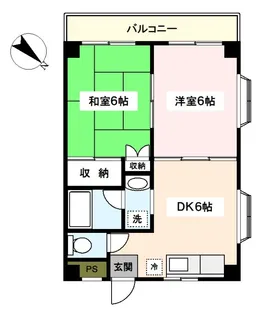 レジデンス船倉【2階】の間取り