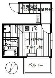 NDホーム・サンタモニカ【3階】の間取り