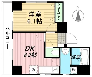レジーナ浅草橋【4階】の間取り