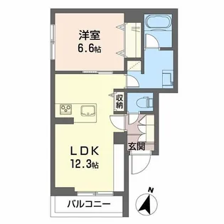 新潟県新潟市中央区学校町通3番町【マンション】の間取り