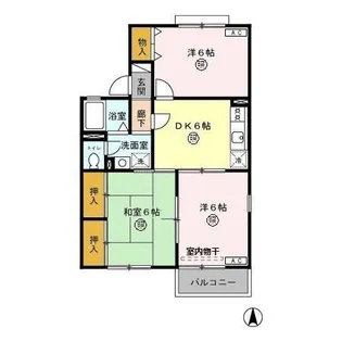 HYPER BALLAD A【1階】の間取り