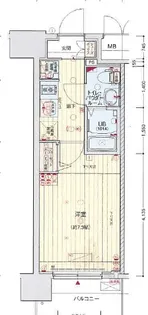 1Kの間取り画像