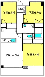 ISM大宮三橋【2階】の間取り