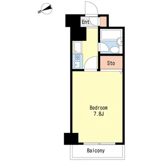 コスモ浦安舞浜【2階】の間取り