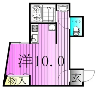 カシェット【1階】の間取り