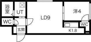 北海道札幌市東区北三十条東16【マンション】の間取り