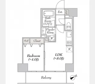 東京都台東区柳橋2【マンション】の間取り