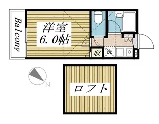 ジュネパレス松原A【2階】の間取り