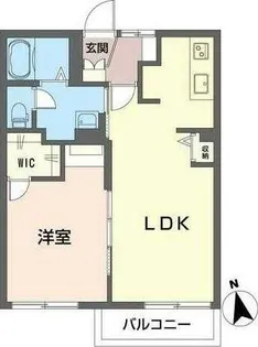 マインズB【2階】の間取り