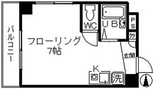 サンウイング【2階】の間取り