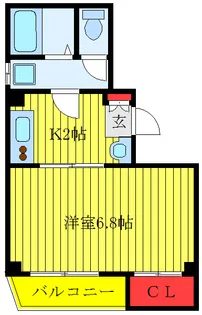 プチヴェール赤羽【3階】の間取り