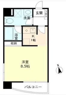 ティアラ恵比寿【4階】の間取り