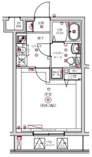 VERXEED α AYASE【2階】の間取り