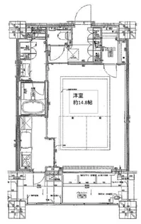 アウルタワー【44階】の間取り