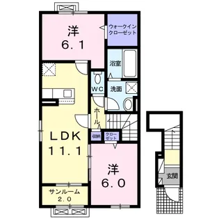 ジェルメIIの間取り