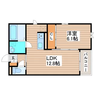 D-ROOM小田原5丁目【1階】の間取り