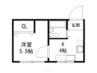 メゾンPiPi【5階】の間取り