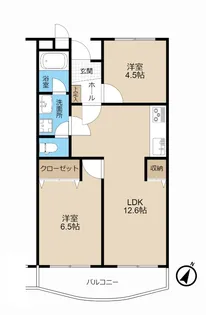 メゾン白樺【3階】の間取り