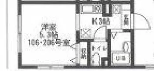サントノレ明大前【1階】の間取り