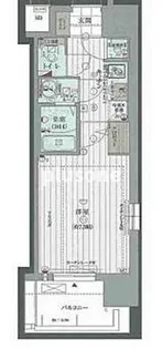 レジュールアッシュ福島キューズ【9階】の間取り