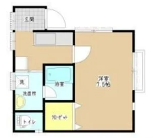 埼玉県蕨市中央3【アパート】の間取り