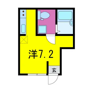 オリーブ金町【1階】の間取り