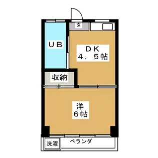 東京都大田区多摩川2【マンション】の間取り