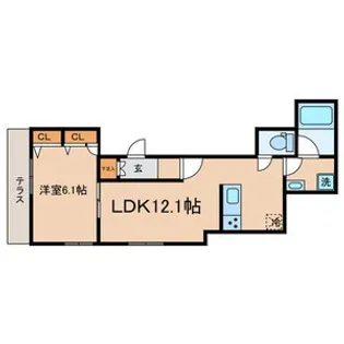 東京都杉並区阿佐谷南1【マンション】の間取り