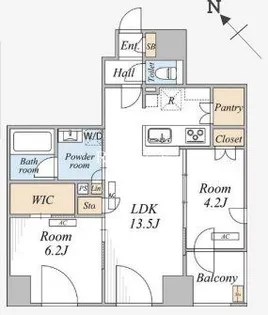 THE MAYFAIR【2階】の間取り