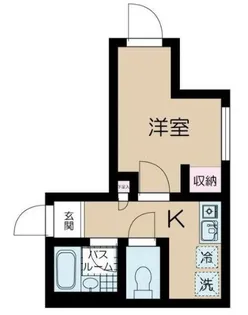 フェリーチェ中野坂上E【3階】の間取り