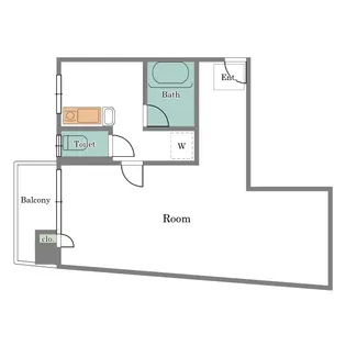 手塚ビル【5階】の間取り