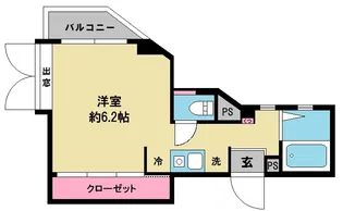 アーネスト梅屋敷【3階】の間取り